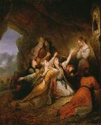Ary Scheffer Greek Women Imploring at the Virgin of Assistance oil painting